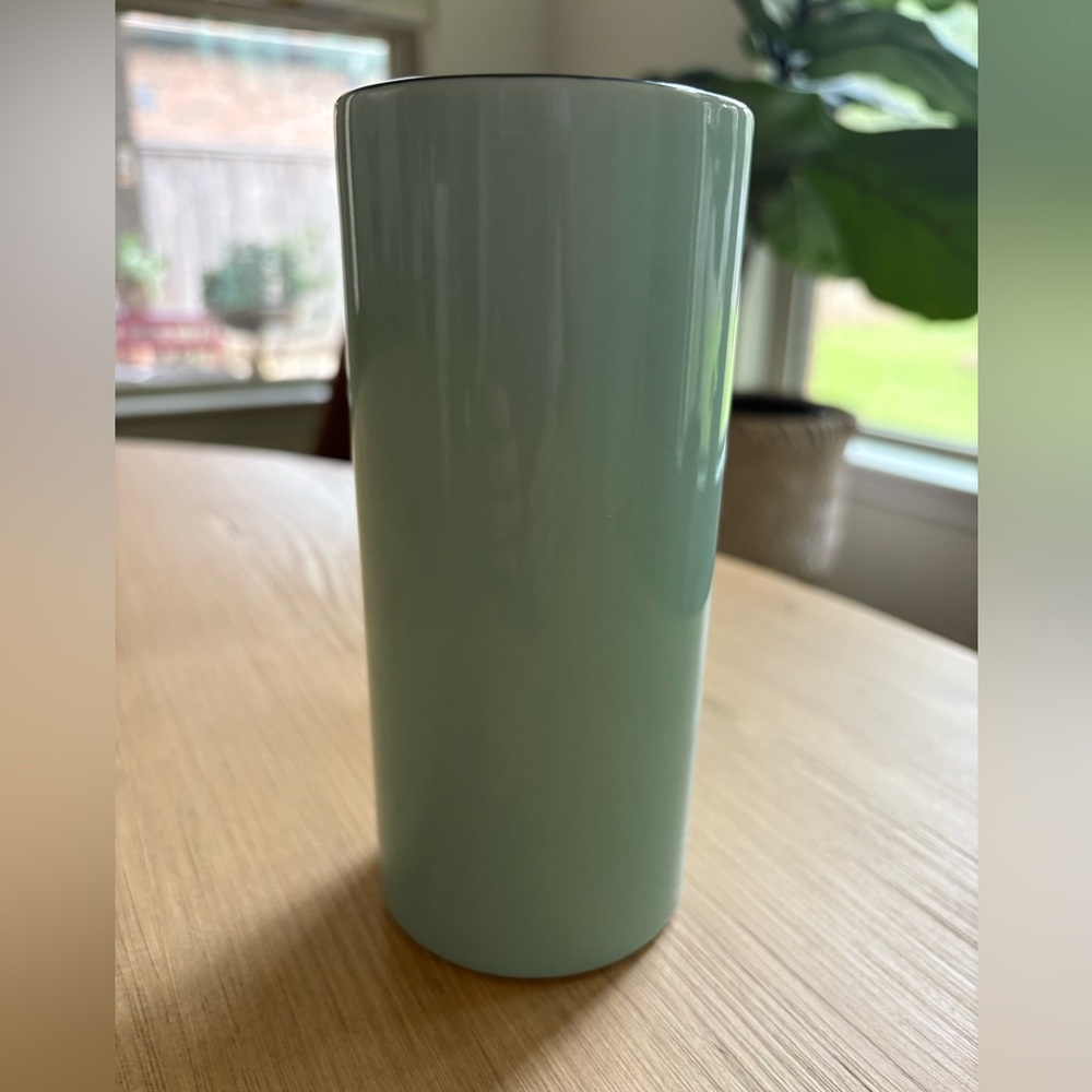J. Crew Blue Ceramic Vase